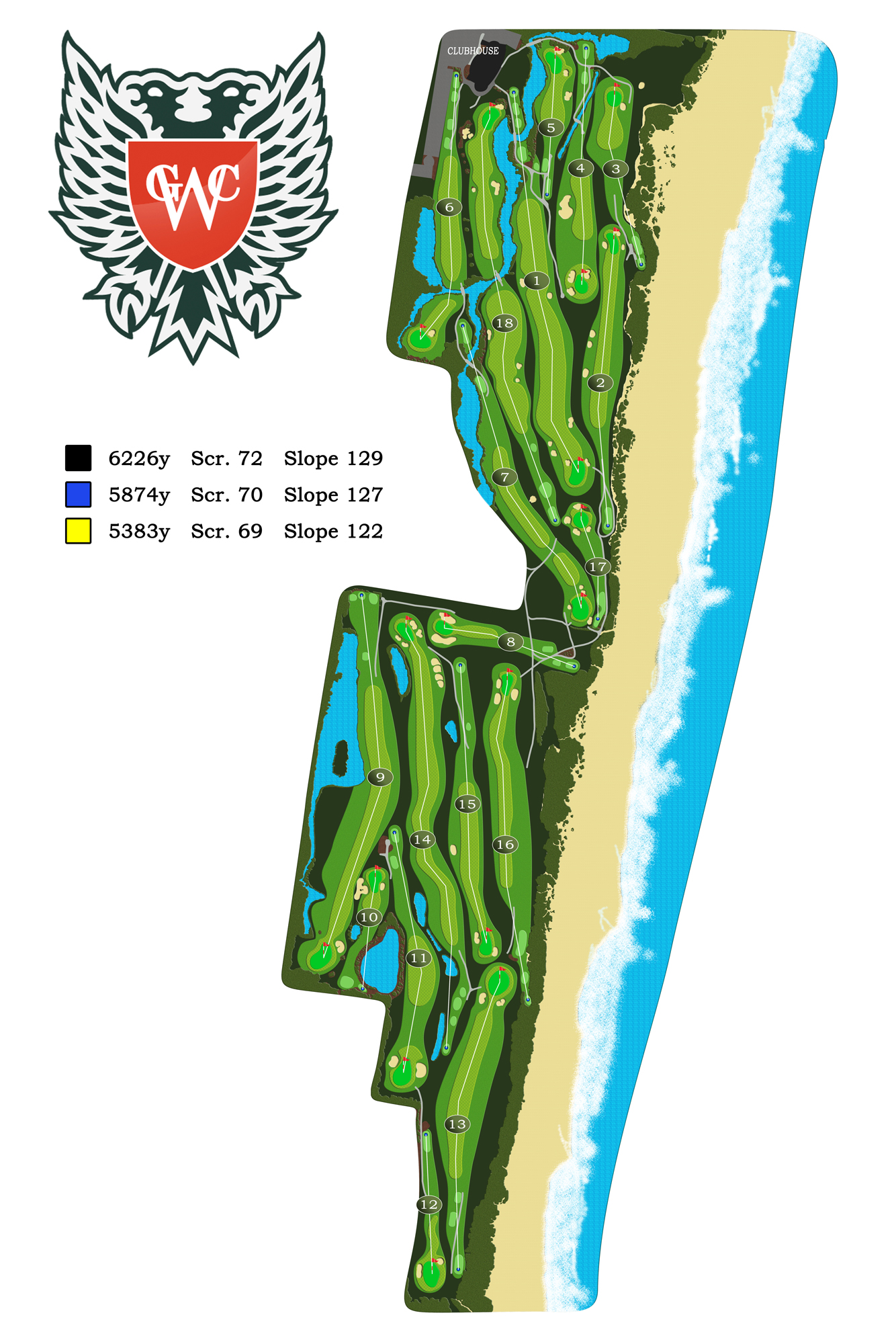 Golf Yardage Book 6" x 8" - Image 5